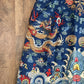 Late Qing Dynasty Embroidered Silk Dragon Robe