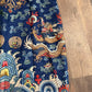Late Qing Dynasty Embroidered Silk Dragon Robe