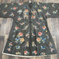 Late Qing Dynasty Silk Satin Robe with "Forbidden Stitch" and Narrative Roundels