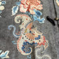 Late Qing Dynasty Silk Satin Robe with "Forbidden Stitch" and Narrative Roundels