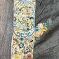 Late Qing Dynasty Silk Satin Robe with "Forbidden Stitch" and Narrative Roundels