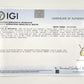 IGI Certified 6.00 TCW Natural Opal & Diamond Halo Necklace in 14K Yellow Gold