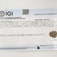 Antique 2.65ctw Old Mine & Rose Cut Diamond 18K Gold Pendant Brooch IGI Cert.
