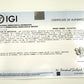 Impressive IGI Certified Platinum & 4.50 Carats Diamond Estate Brooch - 19.75g