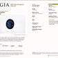 Exceptional 7.12 Carat NO HEAT GIA Certified Vivid Blue Sapphire & Diamond Ring