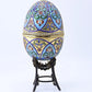 Fantastic Antique Russian Enamel Silver Egg Fine Enamel Details