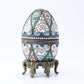 Extremely Gorgeous Russian Enamel Egg With Fabulous Swans