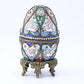 Extremely Gorgeous Russian Enamel Egg With Fabulous Swans