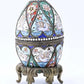 Extremely Gorgeous Russian Enamel Egg With Fabulous Swans