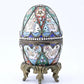 Extremely Gorgeous Russian Enamel Egg With Fabulous Swans