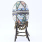 Marvelous Russian Enamel Silver Eggs With Swans