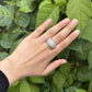 14K Yellow Gold Diamond Pave Dome Ring with 1.82 Carats, Size 8.5 IGI Certified