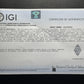 Art Deco 3.90ctw Navette Diamond Platinum Ring IGI Certified 7.46g Size 6.5