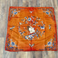 Antique Chinese Qing Dynasty Embroidered Silk Textile | 34x33”