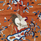 Antique Chinese Qing Dynasty Embroidered Silk Textile | 34x33”