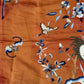 Antique Chinese Qing Dynasty Embroidered Silk Textile | 34x33”
