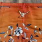 Antique Chinese Qing Dynasty Embroidered Silk Textile | 34x33”