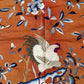 Antique Chinese Qing Dynasty Embroidered Silk Textile | 34x33”