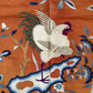 Antique Chinese Qing Dynasty Embroidered Silk Textile | 34x33”