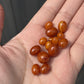 Beautiful Antique Amber Beads Lot 7.38 Grams