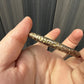 Antique Chinese Silver Dragon Bangle – 15.72g, 2.77” Diameter