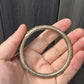 Antique Chinese Silver Dragon Bangle – 15.72g, 2.77” Diameter