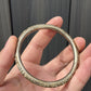 Antique Chinese Silver Dragon Bangle – 15.72g, 2.77” Diameter