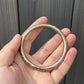 Antique Chinese Silver Dragon Bangle – 15.72g, 2.77” Diameter