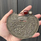 Antique Chinese Silver Longevity Pendant Necklace – 53.20g, 4.65” x 3.5”