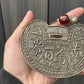 Antique Chinese Silver Longevity Pendant Necklace – 53.20g, 4.65” x 3.5”