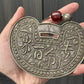 Antique Chinese Silver Longevity Pendant Necklace – 53.20g, 4.65” x 3.5”