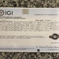 14K Yellow Gold “Past Present Future” IGI Certified Diamond Ring 1.55 Ct Size 7