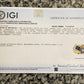 14K Yellow & White Gold IGI Certified Sapphire Diamond Retro Ring Size 7