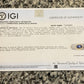 14K Yellow & White Gold IGI Certified 1 Carat Tanzanite Ring Size 6.75