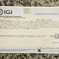 14K White Gold IGI Certified Natural Diamond Halo Ring 0.95 TCW Size 6