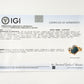 IGI Certified 3CT Emerald Cut Green Tourmaline Diamond Ring 14K Size 7.25