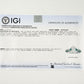 GIA Inscribed 1.02 Carat Marquise Diamond & Green Accent Engagement 14K Ring