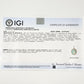 IGI Certified 2.45 CT Natural Opal & Diamond Halo Pendant in 18K Yellow Gold