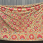 19th Century Uzbek Silk Embroidery Antique Pomegranate & Floral Suzani