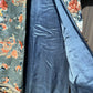 Qing Dynasty Blue Silk Embroidered Robe Peking Knot Details
