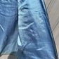 Qing Dynasty Blue Silk Embroidered Robe Peking Knot Details