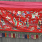 Very Large Late Qing Dynasty Narrative Chinese Silk Textile Panel