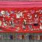 Very Large Late Qing Dynasty Narrative Chinese Silk Textile Panel