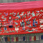 Very Large Late Qing Dynasty Narrative Chinese Silk Textile Panel