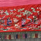 Very Large Late Qing Dynasty Narrative Chinese Silk Textile Panel