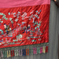 Very Large Late Qing Dynasty Narrative Chinese Silk Textile Panel