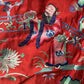 Very Large Late Qing Dynasty Narrative Chinese Silk Textile Panel