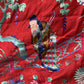Very Large Late Qing Dynasty Narrative Chinese Silk Textile Panel