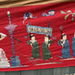 Massive Late Qing Dynasty Chinese Silk & Felt Narrative Textile Panel
