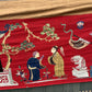 Massive Late Qing Dynasty Chinese Silk & Felt Narrative Textile Panel